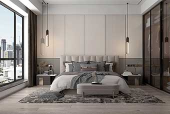 桂林现代风格-卧室