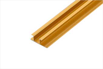 桂林航空纤维墙咔铝合金带灯中条（钛金氧化）