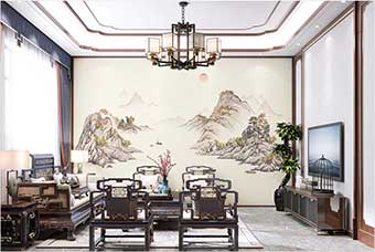 桂林森佰汇航空纤维墙咔（巴山蜀水）