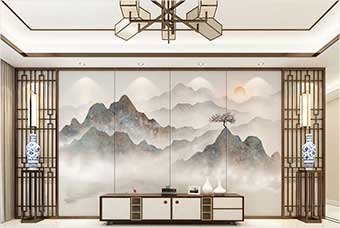 桂林森佰汇航空纤维（山水画系列）