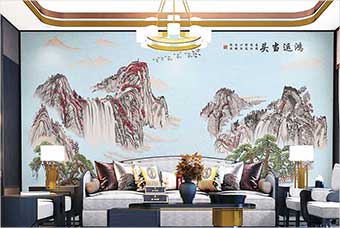 桂林森佰汇航空纤维墙咔(鸿运当头)